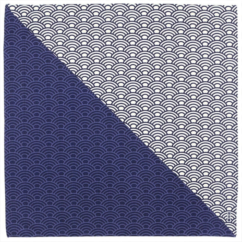 Furoshiki Japonés Seigaiha - 50x50 cm