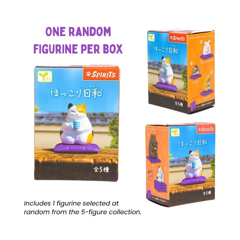Gachapon Figurita - Animal sobre un Cojín