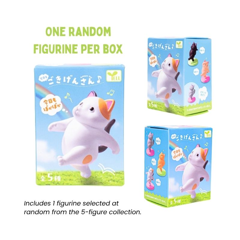 Gachapon Figurita - Gato de Paseo