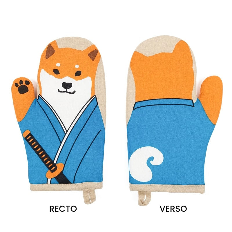 Guante de cocina Shiba Samurai