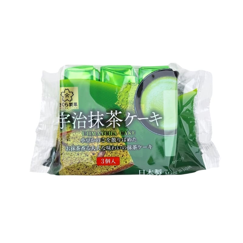 Gâteau Castella Uji Matcha
