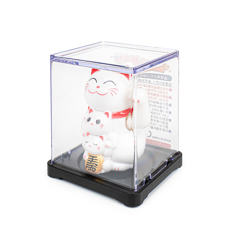 Gato Maneki Neko Solar Articulado - Familia