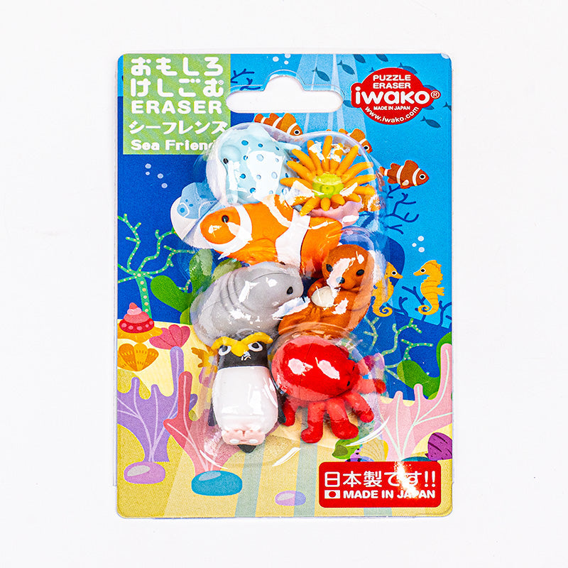 Goma De Borrar Japonesa Iwako Sea Animals