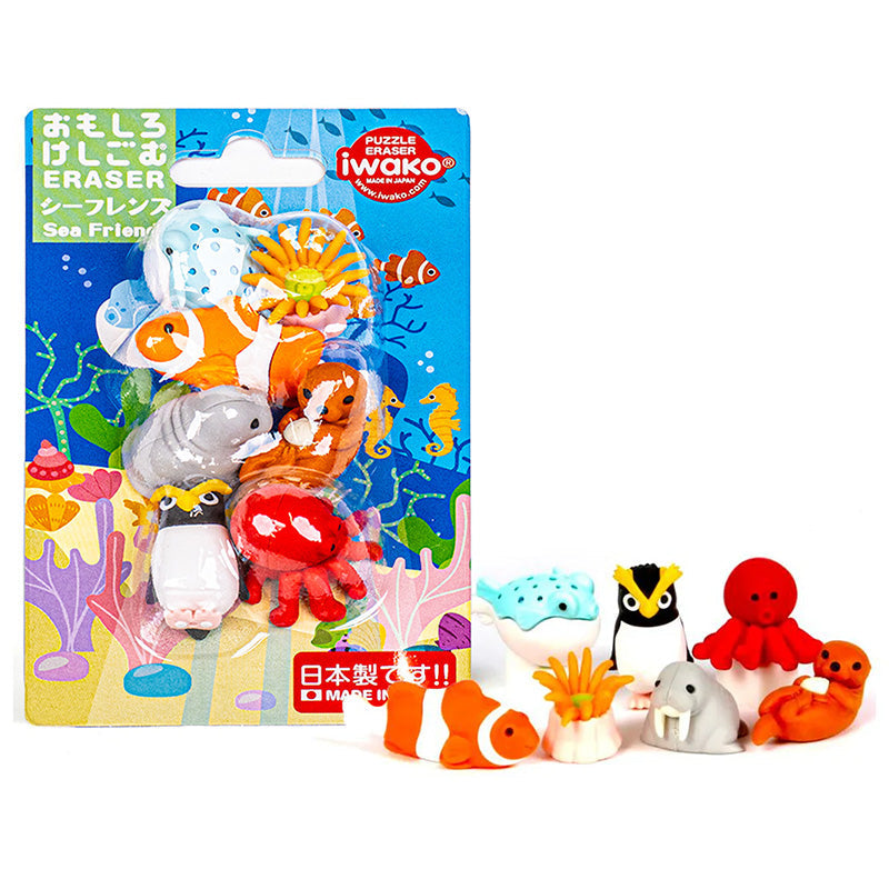 Goma De Borrar Japonesa Iwako Sea Animals