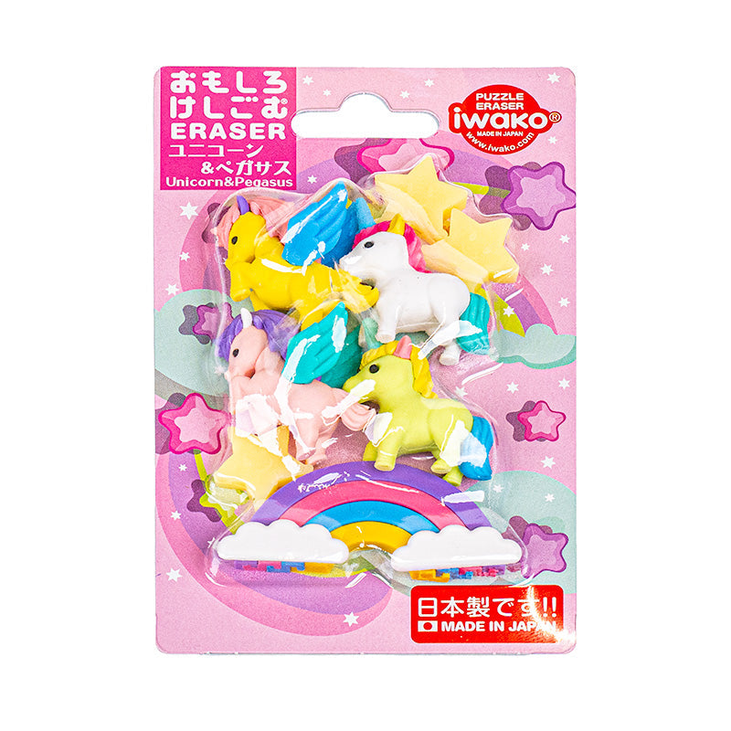 Goma De Borrar Japonesa Iwako Unicornio y Pegaso