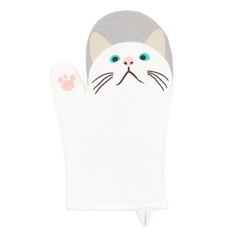 Guante de Cocina Gato Blanco