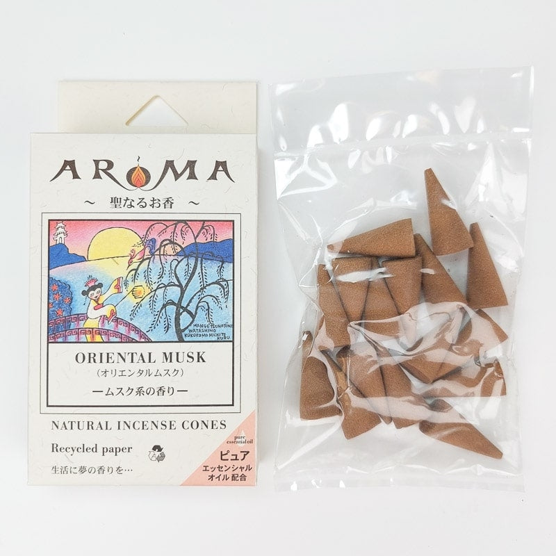 Incienso en Conos Almizcle Oriental