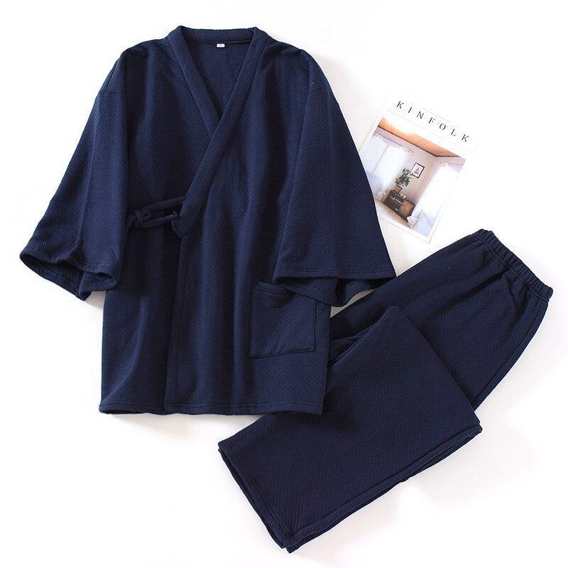 Jinbei de invierno hombre Azul / M