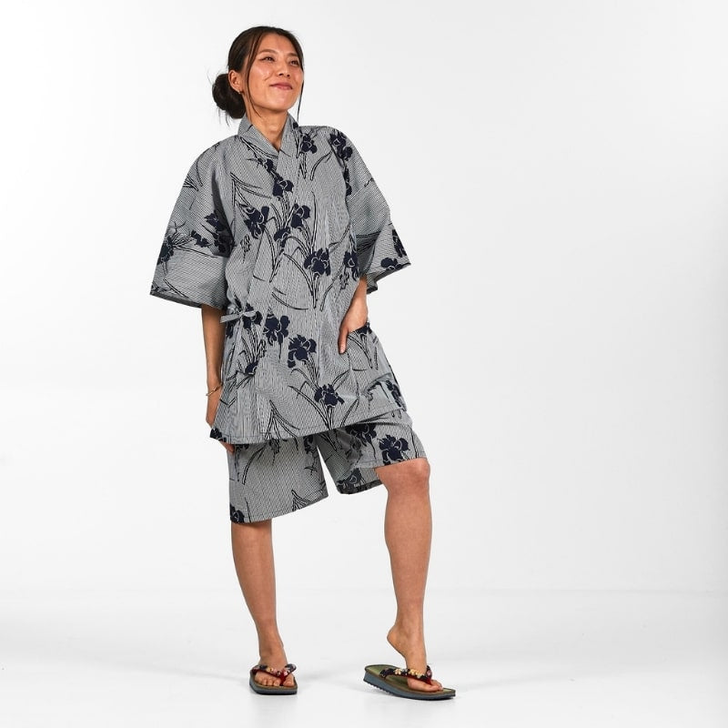 Jinbei Mujer Japonesa Iris