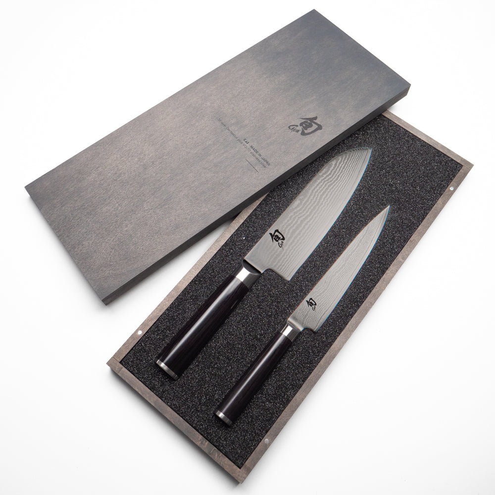 Juego 2 Cuchillos Shun Classic - Universal y Santoku