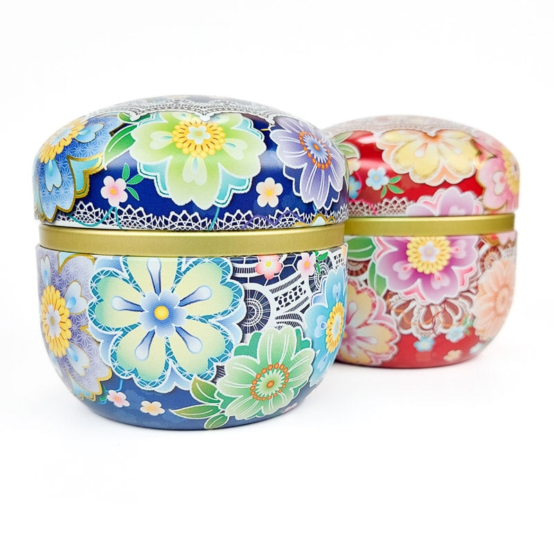 Juego 2 Latas de Té Flores