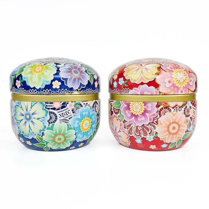 Juego 2 Latas de Té Flores