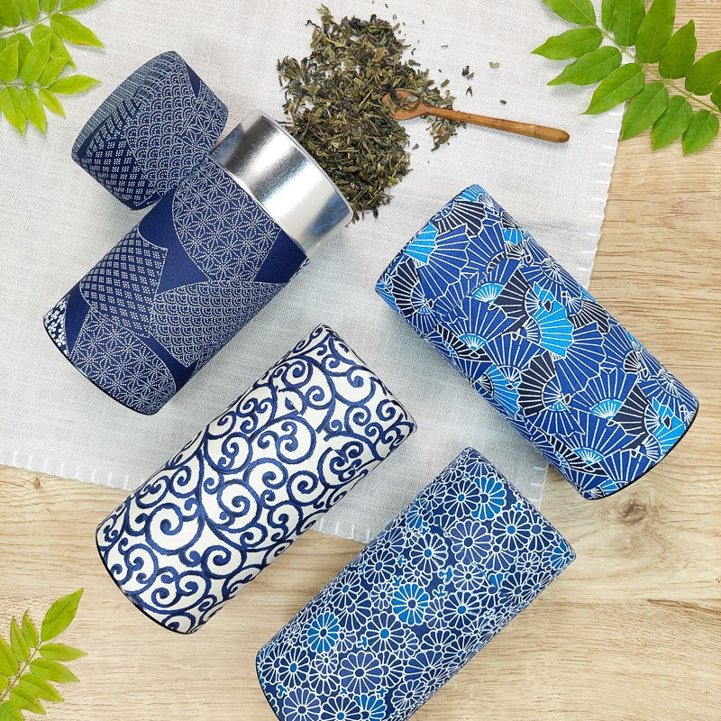 Juego 4 Latas de Té Japonesas