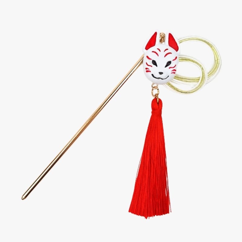 Kanzashi Japonés Máscara Kitsune