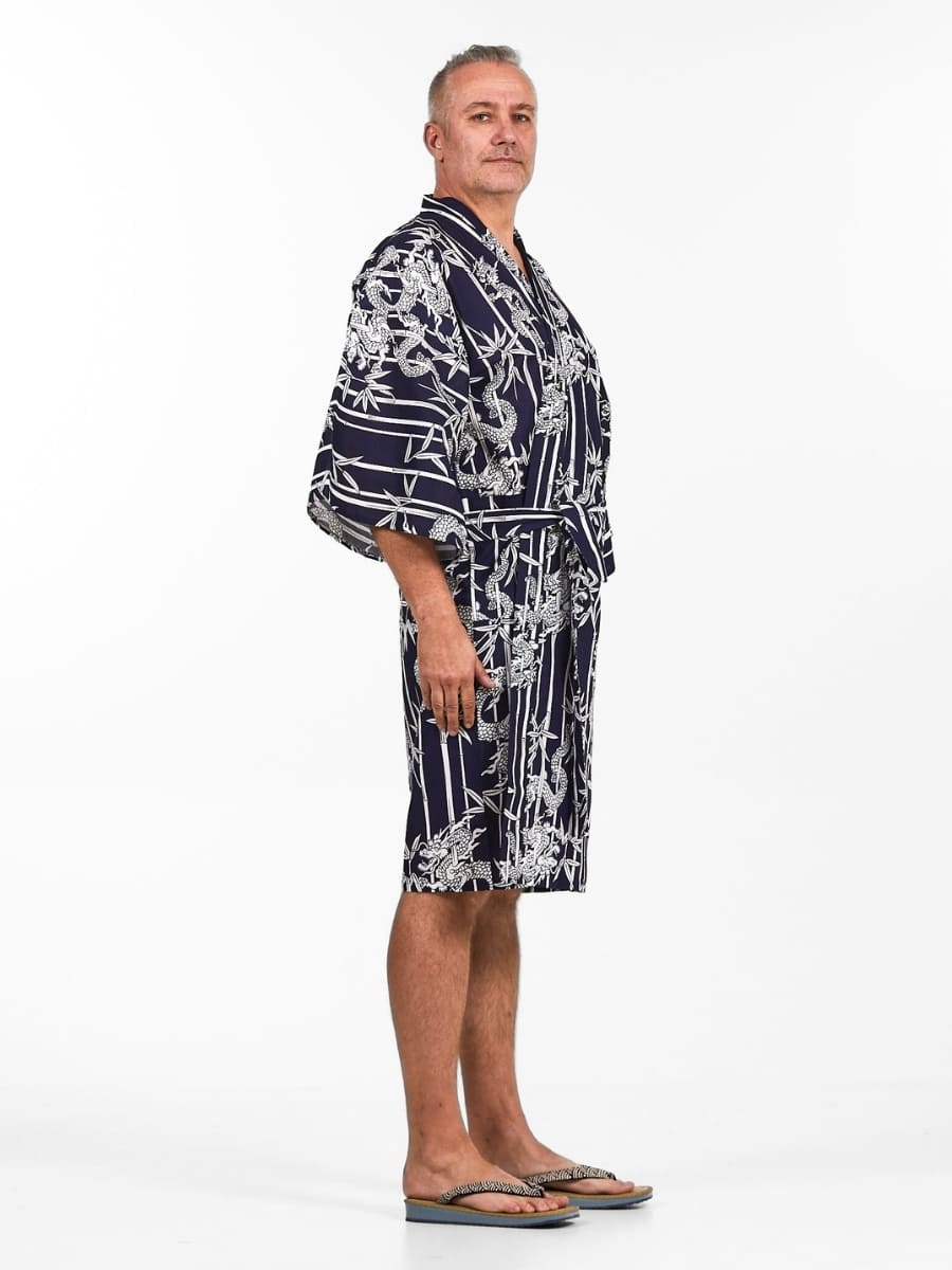 Kimono Happi Bambú Dragón Hombre Talla única