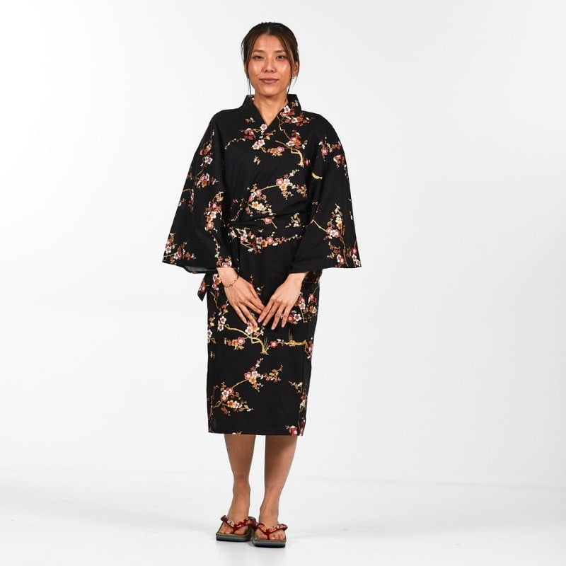 Kimono de mujer Ōgonbai Happi - Talla única