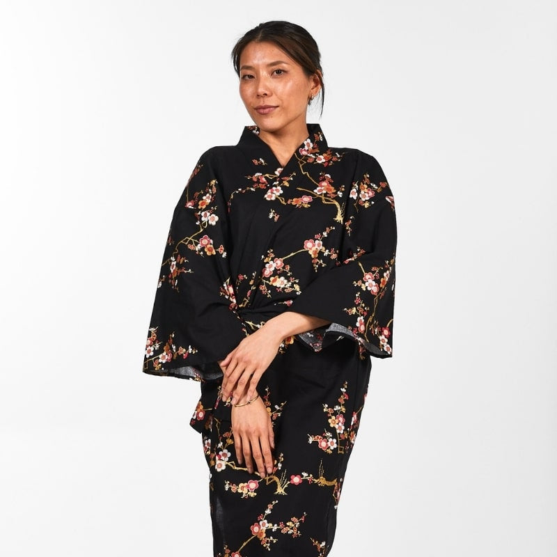 Kimono de mujer Ōgonbai Happi - Talla única