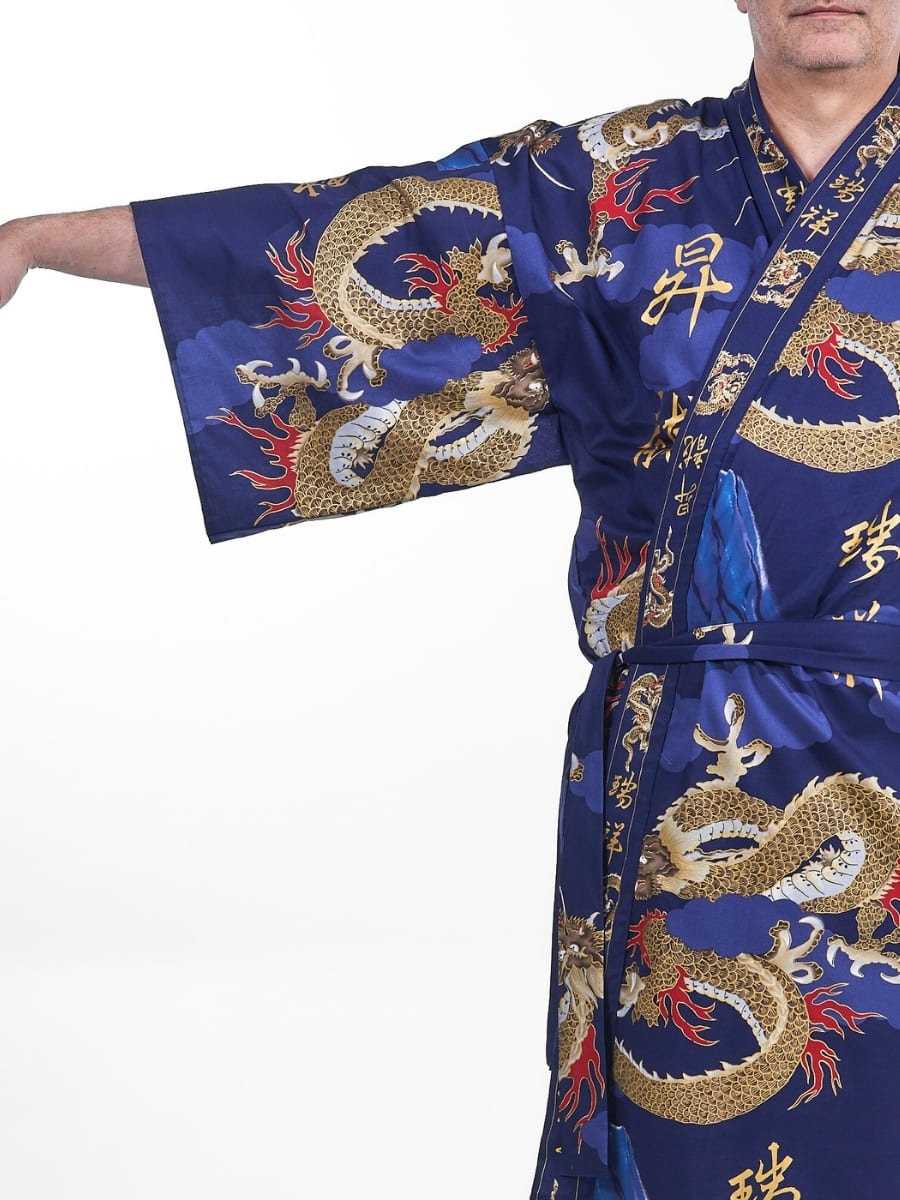 Kimono Happi Hombre Dragón Talla única
