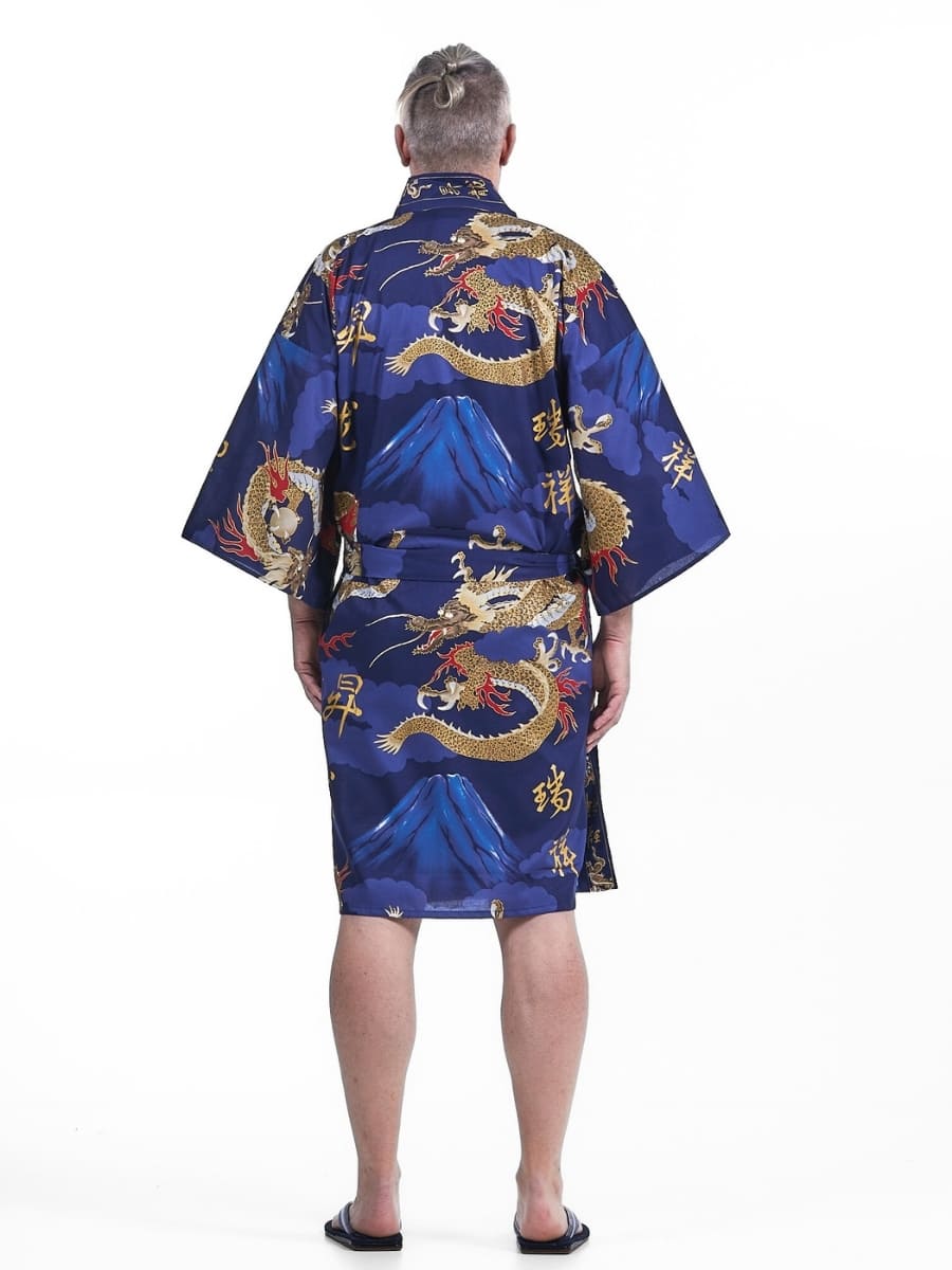 Kimono Happi Hombre Dragón Talla única