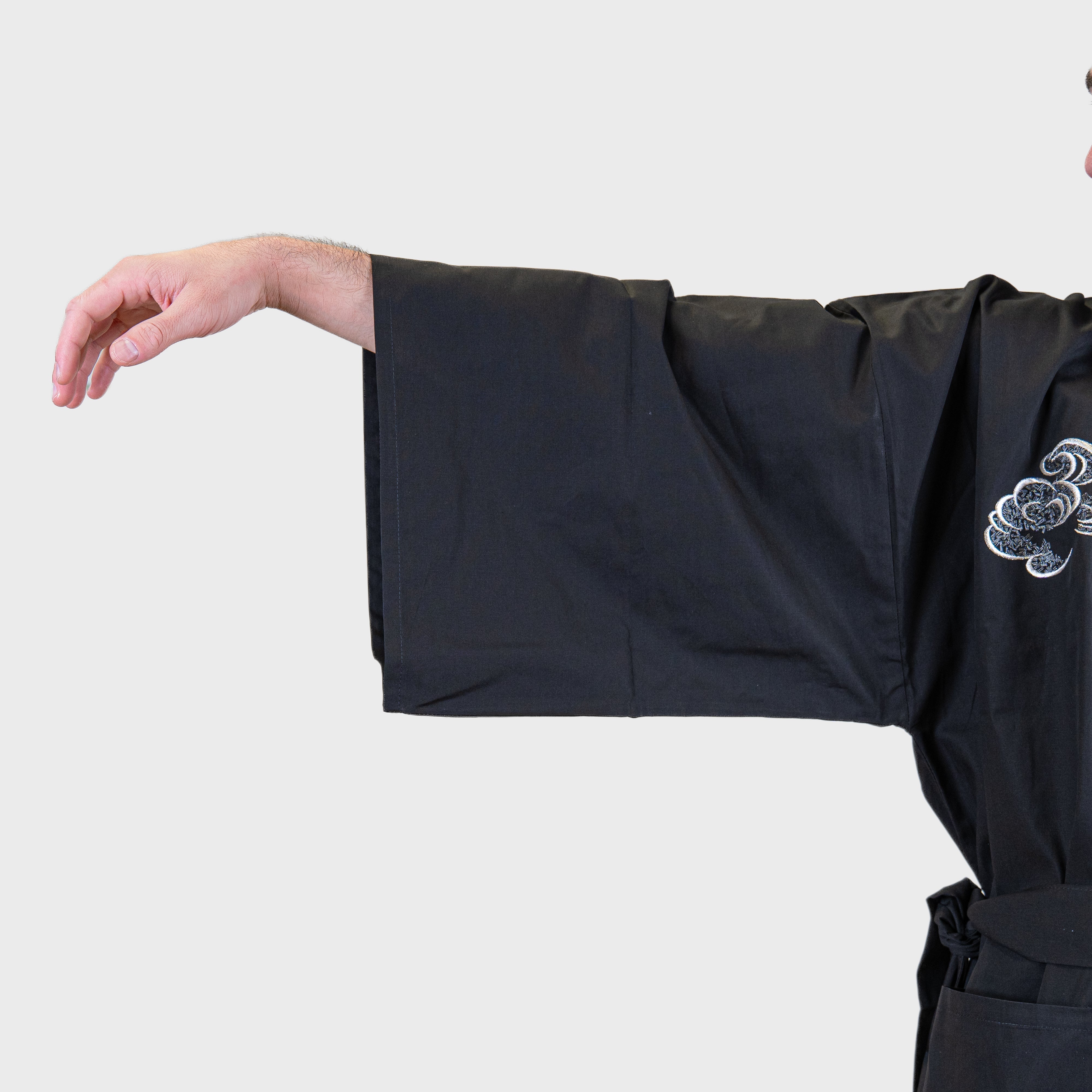 Kimono Happi Hombre Oversize – Dragón Bordado