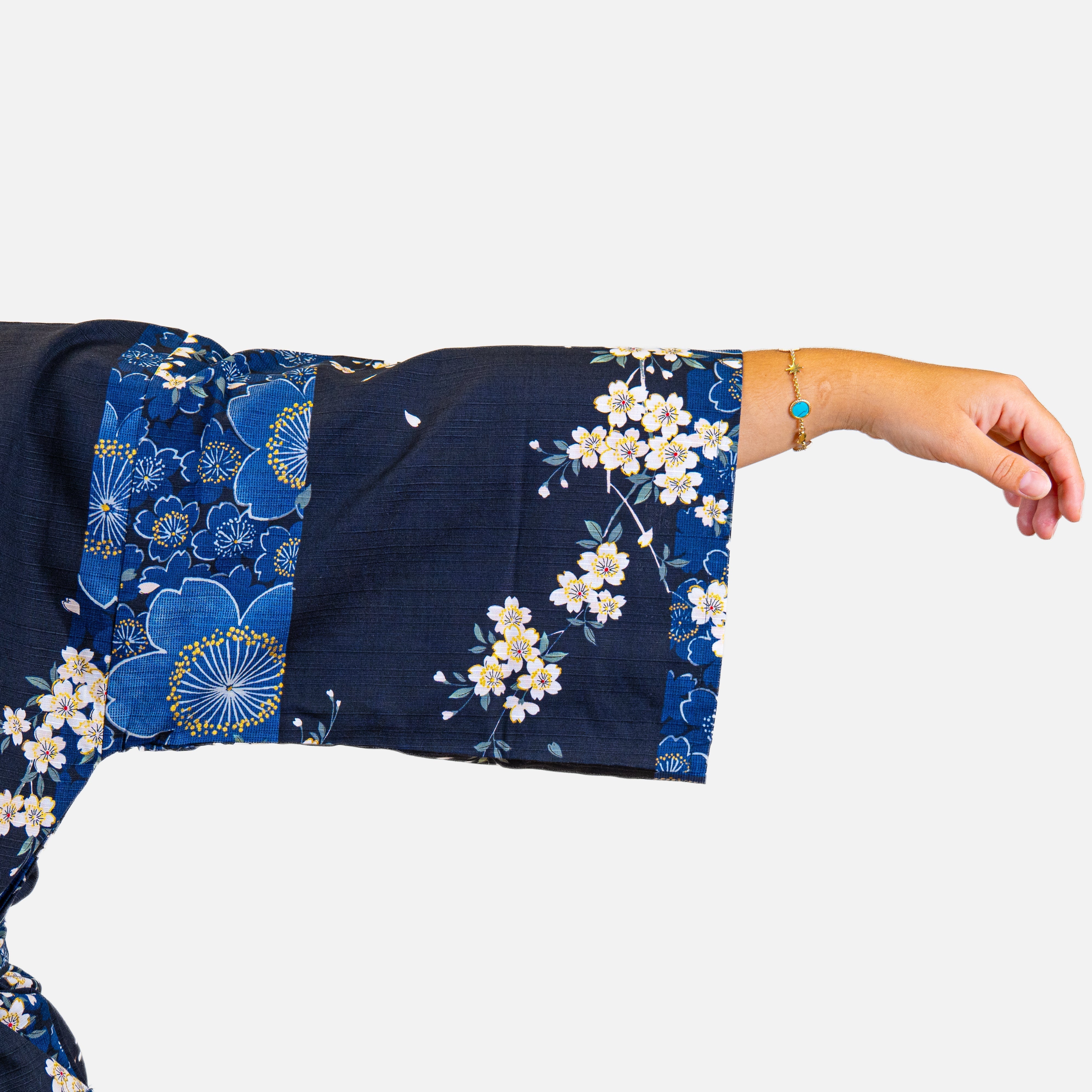 Kimono Happi Mujer – Sakura Azul