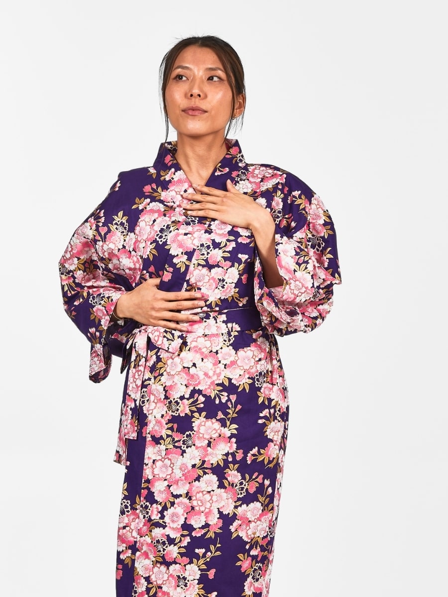 Kimono Happi Sakura Mujer Talla única