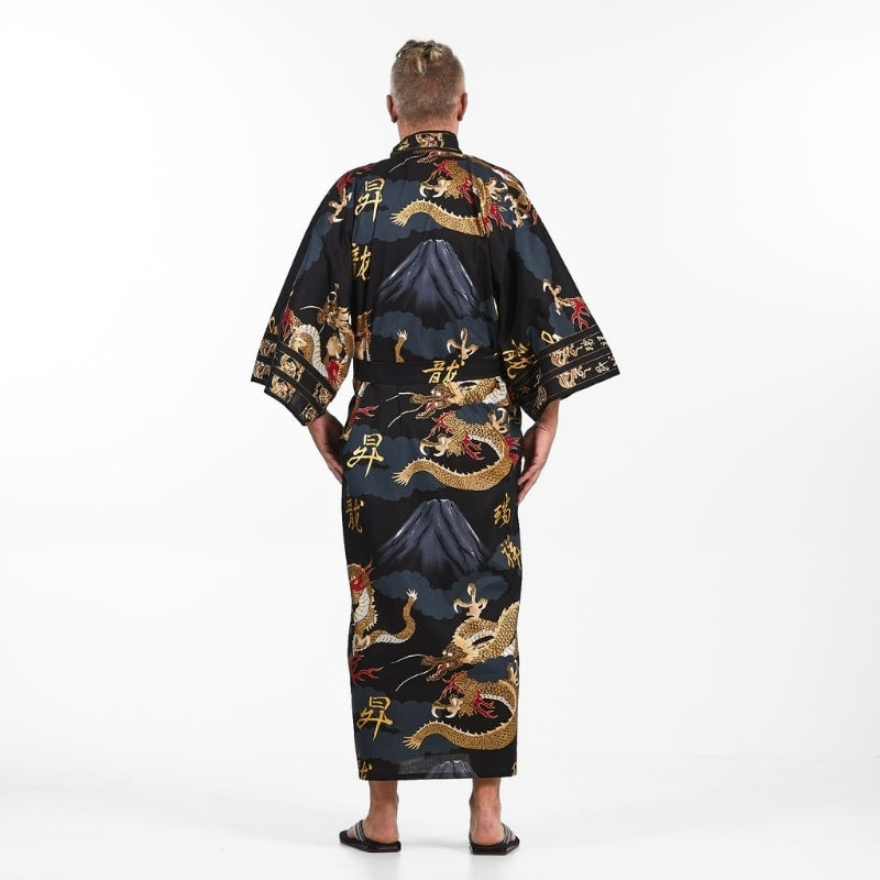 Kimono Dragón Japonés para Hombre - Talla única