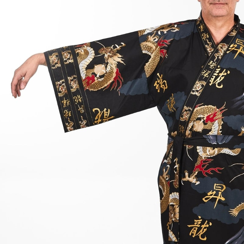 Kimono Dragón Japonés para Hombre - Talla única