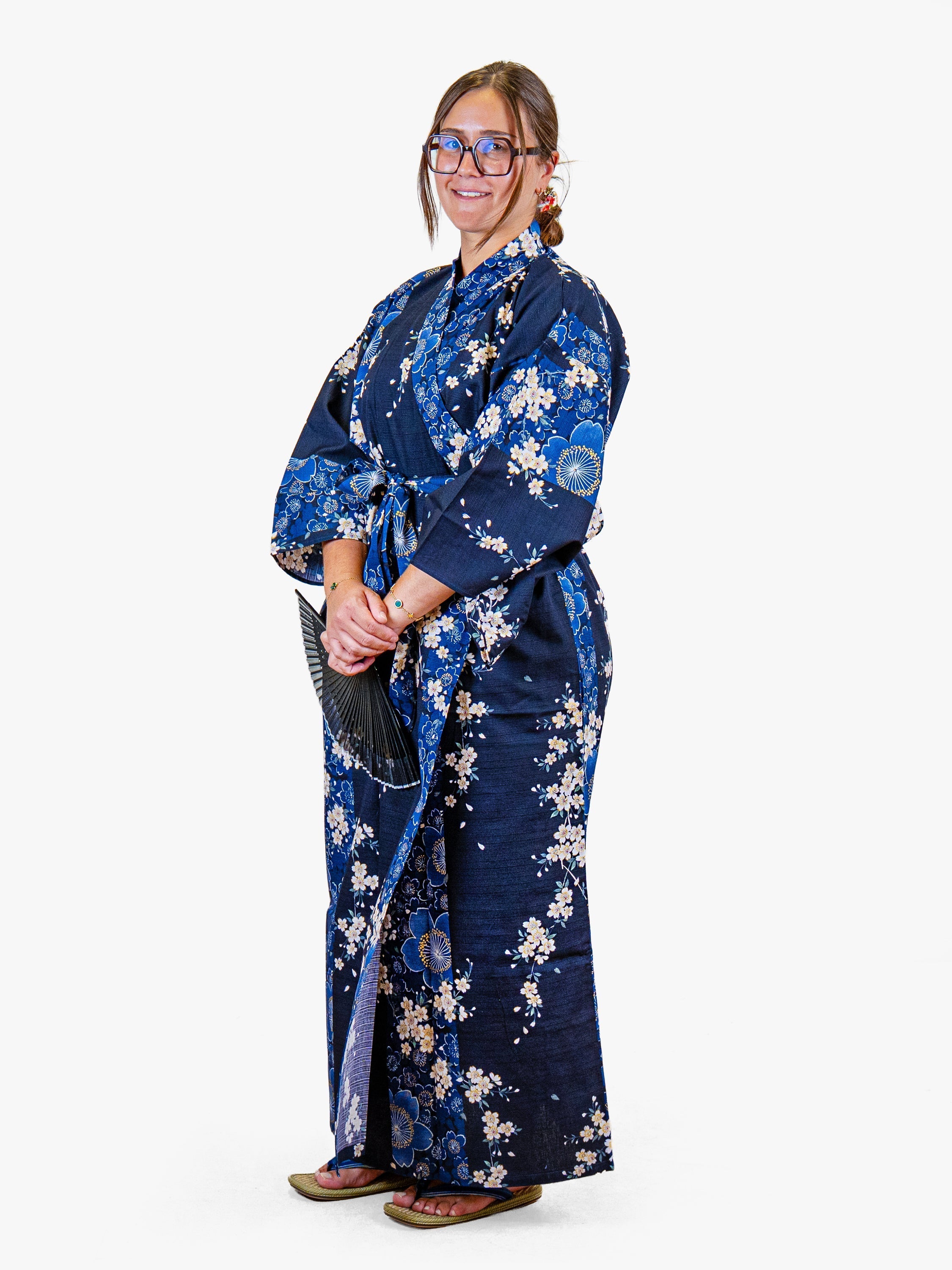 Kimono Japonés Mujer – Sakura Azul