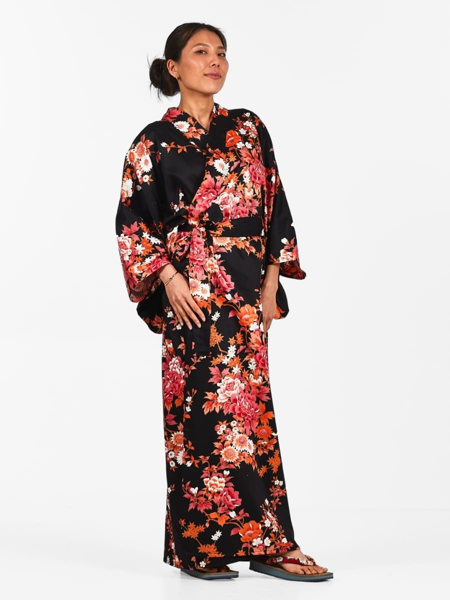 Kimono Japonés Sakura to Botan Mujer Talla única
