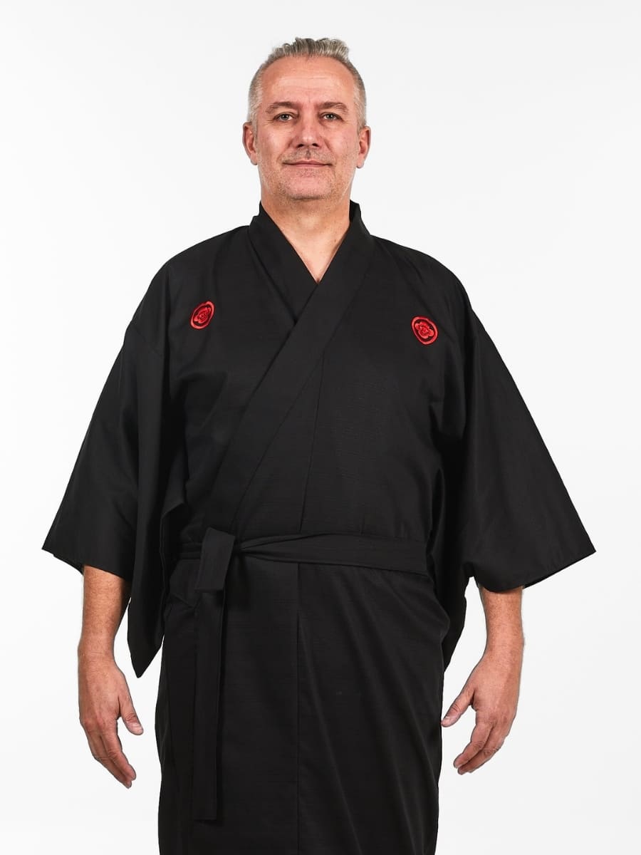 Kimono Japonés Samurai Hombre Talla única