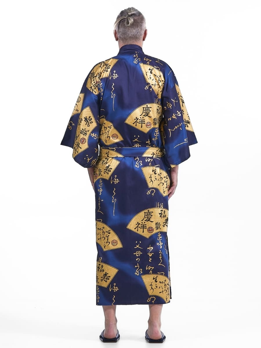 Kimono Japonés Sensu Gold Hombre Talla única