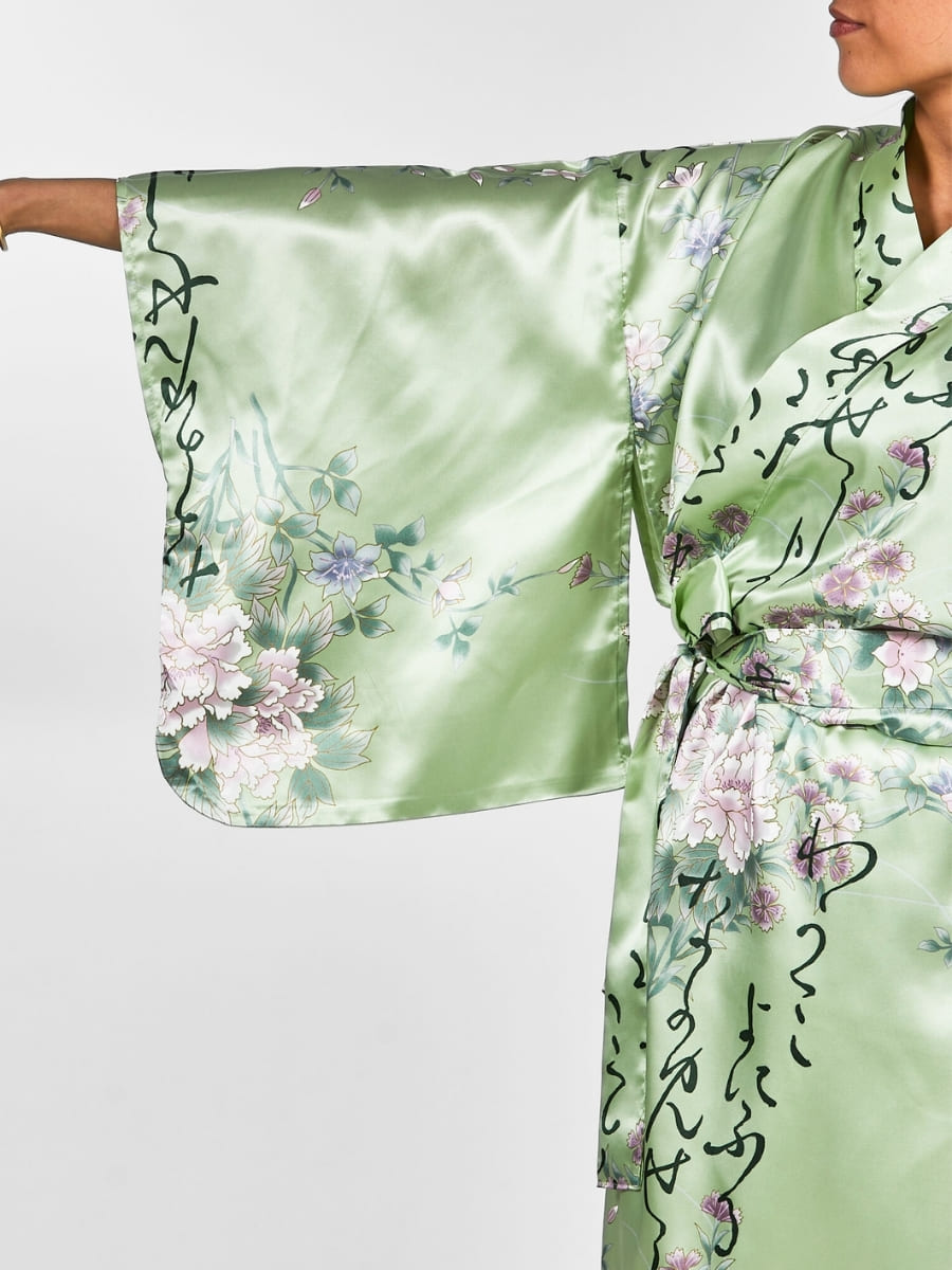Kimono Japonés Shi to Hana Mujer Talla única