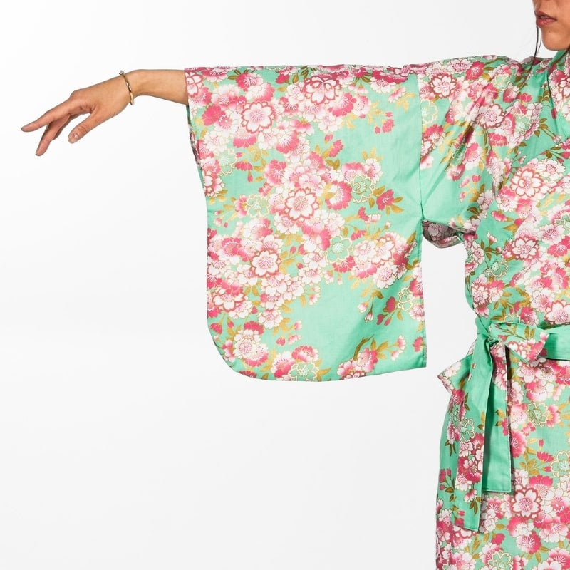 Yukata de mujer Kimono Sakura Flower