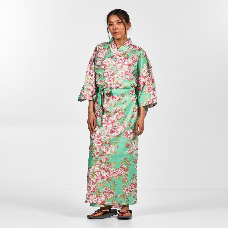 Yukata de mujer Kimono Sakura Flower