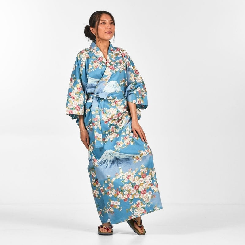 Yukata Kimono de mujer Fujisan no Sakura