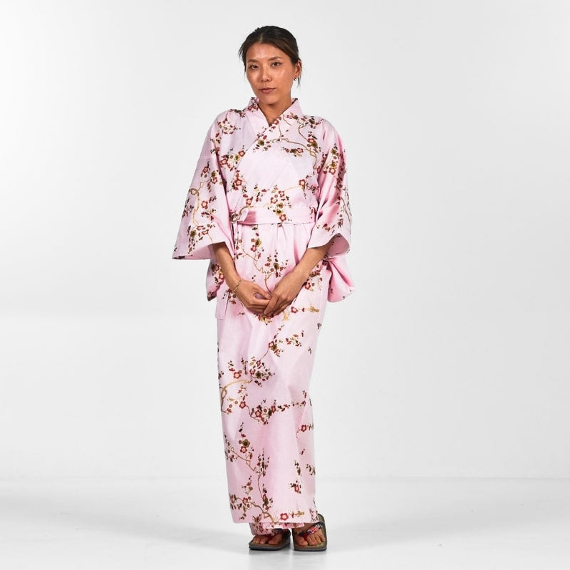 Kimono Yukata para mujer Ōgonbai - M