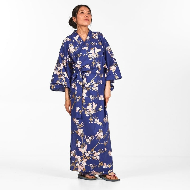 Yukata Kimono de mujer Sakura to Chō - M