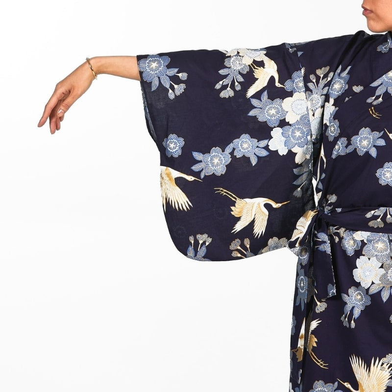 Yukata Kimono de mujer Sakura to Tsuru