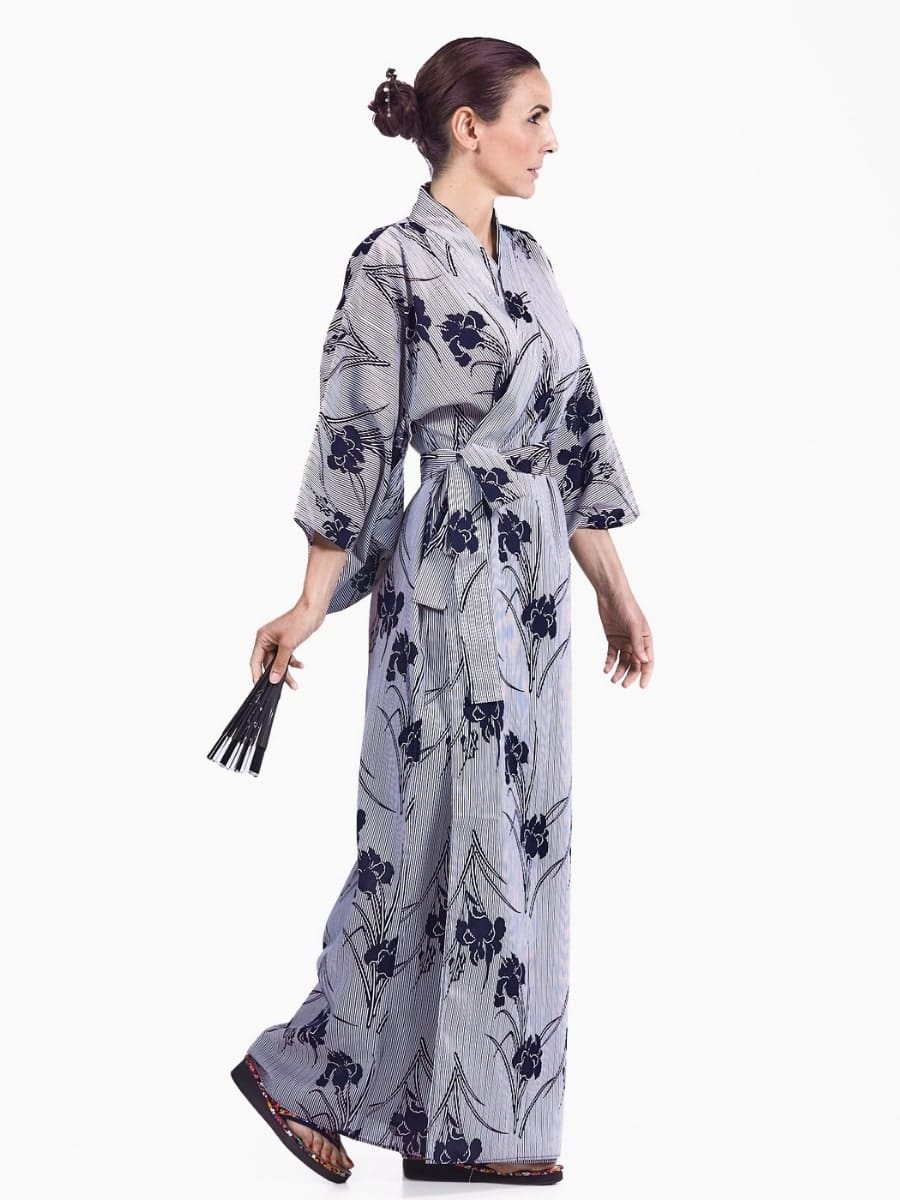 Kimono Yukata Iris Mujer