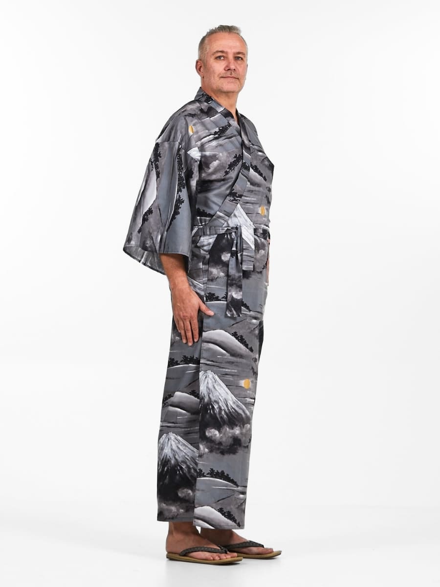 Kimono Yukata Monte Fuji Hombre