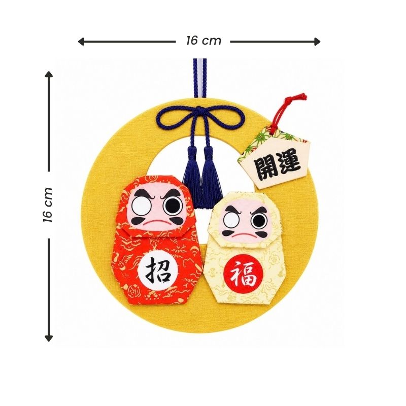 Kit Creativo Japonés para Decoración Colgante - Daruma