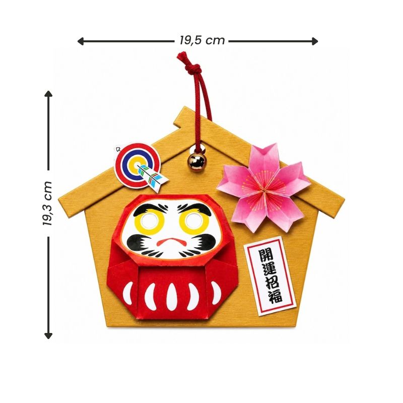 Kit Creativo Japonés para Decoración Colgante - Ema & Daruma