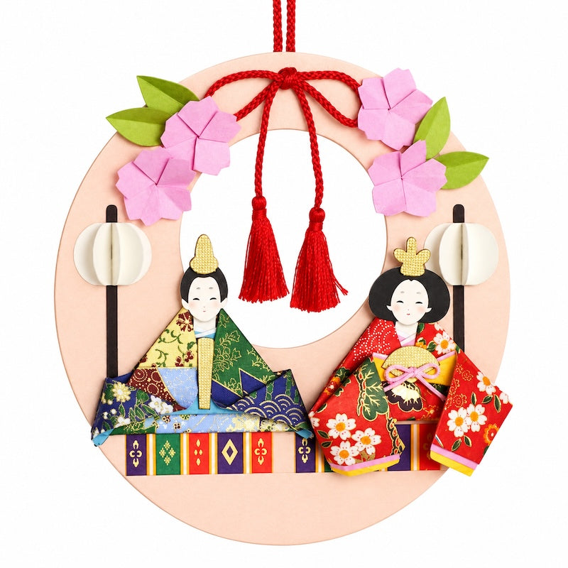 Kit Creativo Japonés para Decoración Colgante - Hina Matsuri