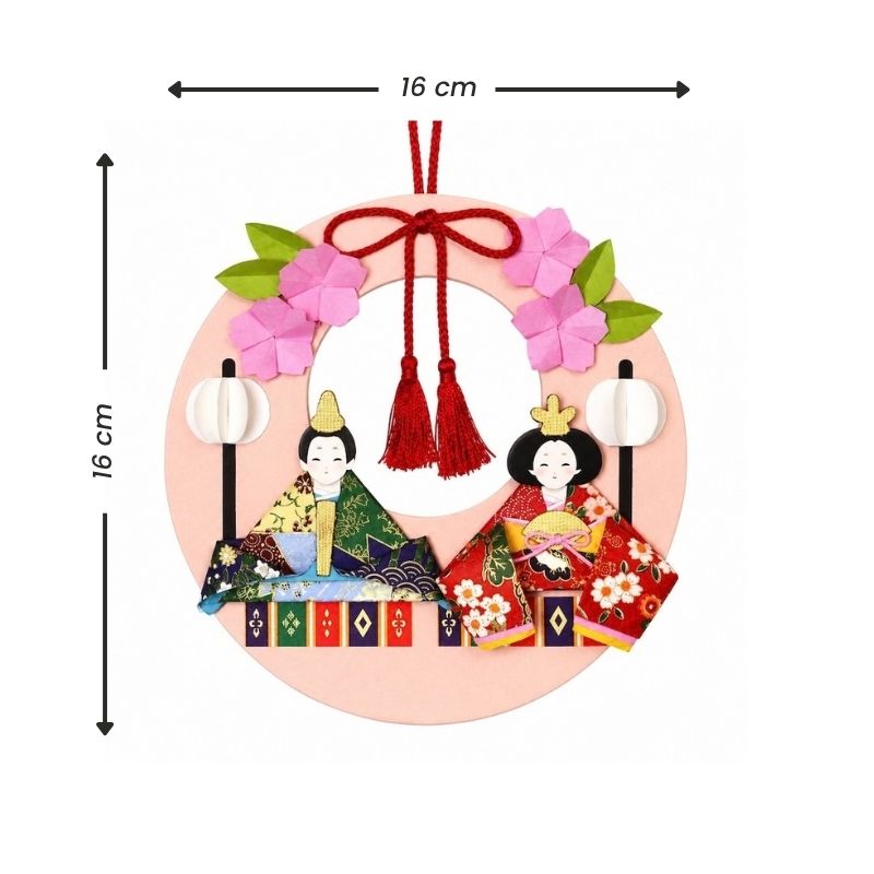 Kit Creativo Japonés para Decoración Colgante - Hina Matsuri