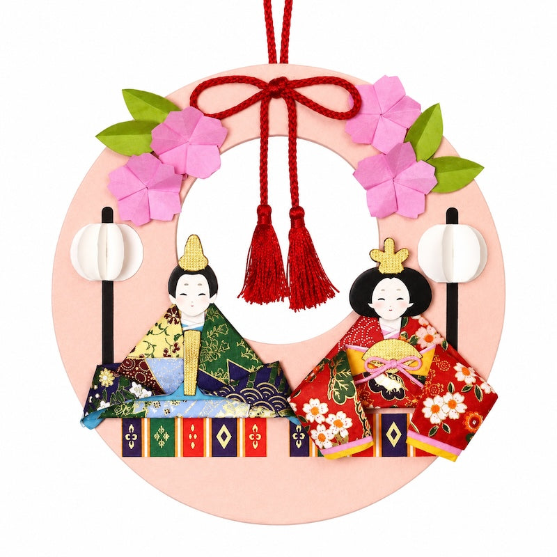 Kit Creativo Japonés para Decoración Colgante - Hina Matsuri