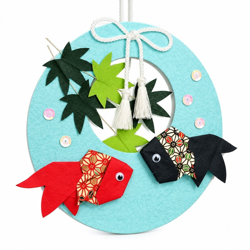 Kit Creativo Japonés para Decoración Colgante - Peces
