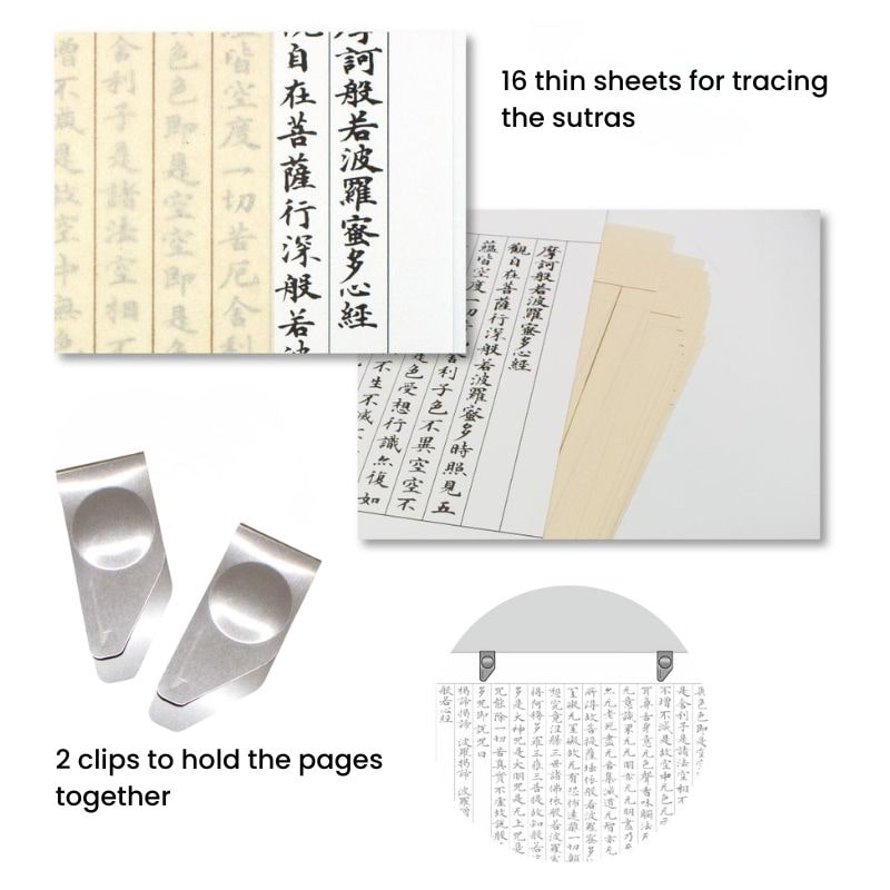 Kit para Sutras con Pincel Akashiya