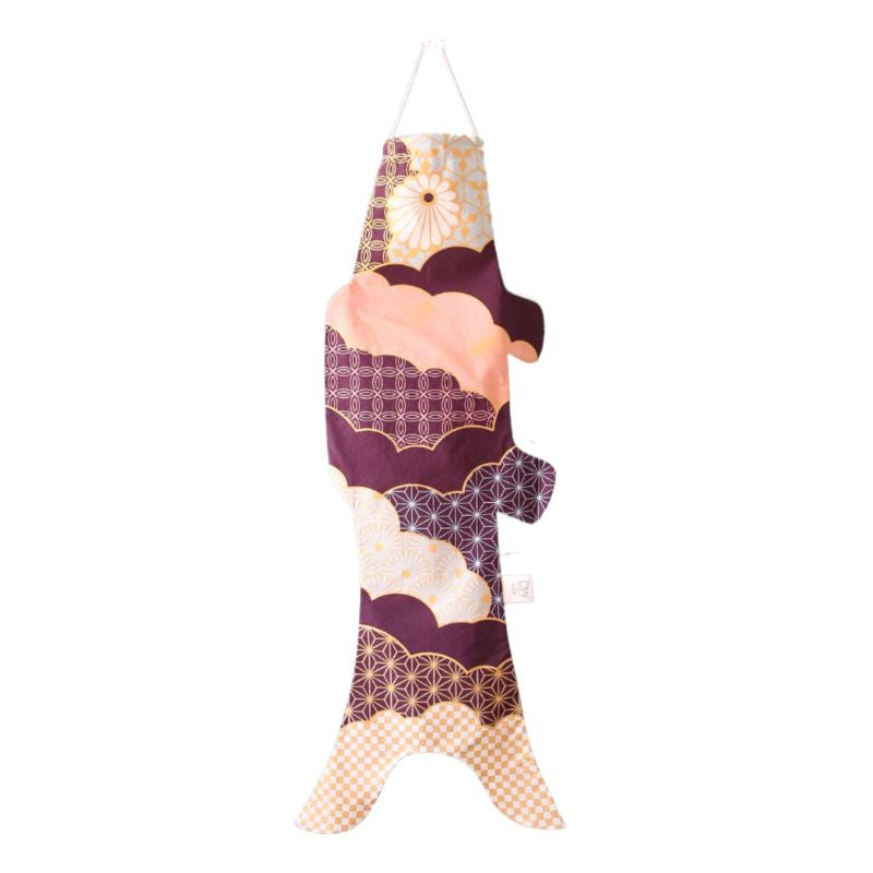 Koinobori Patchwork Lila - 70 cm
