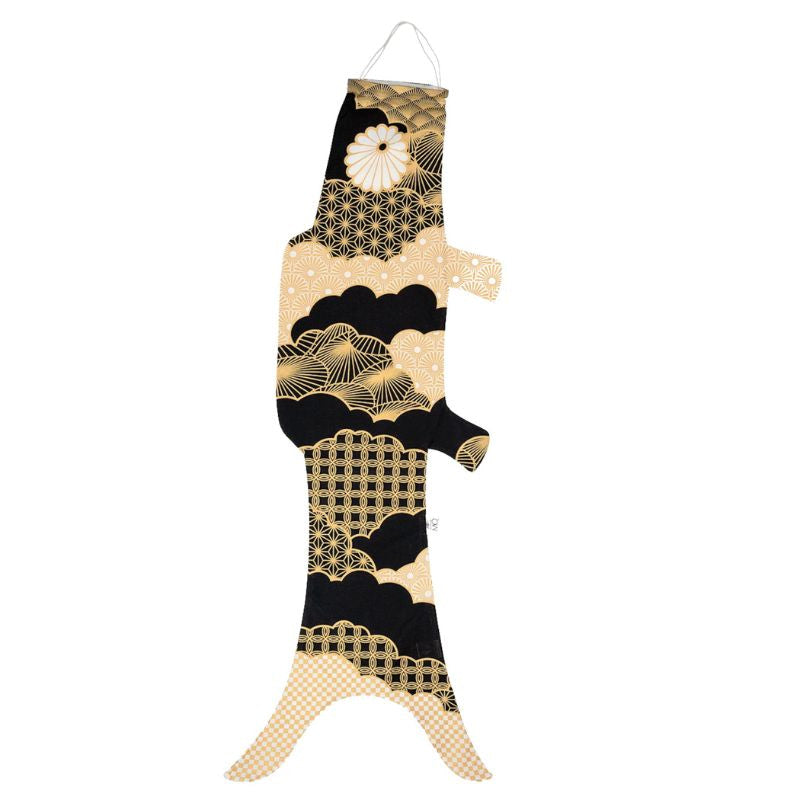 Koinobori Patchwork Negro - 100 cm